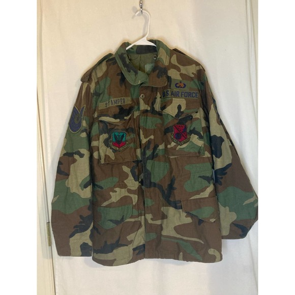 Military Field Jacket Size Small Regular Woodland Camoflage - Picture 5 of 9